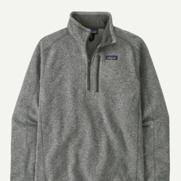 NWT Men's Better Sweater® 1/4-Zip Fleece - Stone Wash - Picture 3 of 9